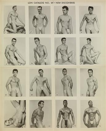 (LON OF N.Y.--ALONZO HANAGAN) A collection of 38 vintage photographs, comprising 27 medium-format studies, either nude or wearing posin